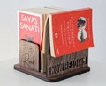 Personalized Boss Gift Wooden Book Holder, Unique Desk Organizer for Office, Coworker Retirement Gift, Boss Birthday Present, Home Decor