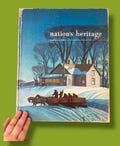 NATION'S HERITAGE:  Huge 1949 Art Book, Luxe Magazine Publication - Beautiful Piece!