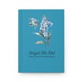 Forget-Me-Not Hardcover Journal, Floral Notebook for Remembering, Gift for Friends, Journaling, Writing, Daily Planner