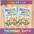 Back to School Coloring Pages,School Coloring Book,Welcome Back to School Coloring Sheets, School Coloring Pages for Kids,Learn More for kid