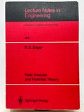 Lecture Notes in Engineering Vol. 44 Field Analysis and Potential Theory by R.S. Edgar vintage softcover science book