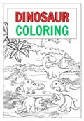 Coloring Book - Dinosaur Theme
