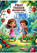 Coloring Book; Fruit Friends Adventure