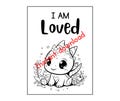 I Am Affirmations Coloring Book| Positive Quotes Printable Coloring Pages | Mindfulness Digital Download| Printable Color Pages for Children