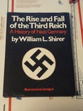 The Rise and Fall of the Third Reich: A History of Nazi Germany First Printing 1994 HCDJ Illustrated 0517102943 Large book Like New