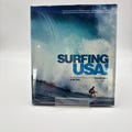 2005 ”Surfing USA” Large Hardcover Photograph Coffee Table Book. Oversized Retro Surf Table Book. Former Library Book with Signs of Use