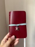 A6 Leather Travelers Journal, Leather Refillable Journal Cover, Journaling Gift for Her, Handmade Leather Gift, TikTok Travel Girl Must Have