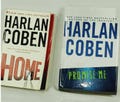Harlan Coben Hardcover Lot: Home & Promise Me Thriller Mystery Novels