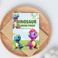 150 Dinosaur Coloring Pages for Kids – Printable Activity Book PDF in 5x7 Size – Fun Dino Sheets for Boys and Girls