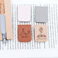 Personalized Magnetic Bookmarks for Teachers and Book Lovers, Leather Library Bookmarks - Gifts for Book Lovers - Gifts for Her