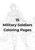 15 Printable Military Coloring Pages for Kids | Soldiers, Army | Instant Download