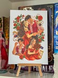 Art print - Scarlett Dragna and Julian Santos - Caraval Stephanie Garber