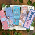 Hand Illustrated Bible Study Bookmarks - Christian Faith Bookmarks - Bible Verse Floral Bookmarks - Gift for Her - Stocking Stuffer Idea
