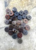 Closeout dinosaur bone 6mm heishi beads, 26 beads *last ones*