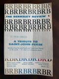 1956 The Berkeley Review Poetry Magazine French Poet Saint-John Perse Vol 1 No 1