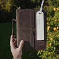 Personalized Leather BIBLE COVER Case Holder Christian Gift for Him Dad Men Her Mom Confirmation Communion Baptism Catholic Wedding Birthday