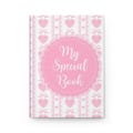 My Special Book Pink Hardcover Journal, Cute Journal for Girls, Birthday Gift, Gifts for Her, Bows/Hearts Keepsake Diary for writing