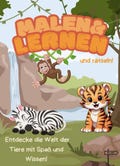 Coloring book for children – knowledge and coloring, playfully learning about the animal world with puzzles. Print yourself – digital download as PDF