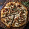 Marry Me Chicken Pizza – Viral Recipe, Creamy Chicken Pizza Recipe, Romantic Date Night Dinner, Italian Inspired Pizza Night, homemade pizza