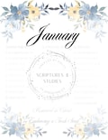 One Year Bible Study Plan – Printable Christian Scripture Journal for Daily Devotions & Spiritual Growth