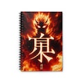 Anime Spiral Notebook - Ruled Line, Manga Sketchbook, Journal for Writer, Otaku Notepad, School Supplies, Gift for Anime Lover