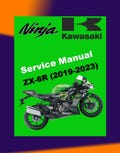 Kawasaki Ninja Zx-6R (2019-2023) Workshop Service Guide + Owner'S Manual