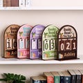 Books Read This Year Counter - Custom Books Read Tracker, Mini Bookshelf, Book Lovers Gift, Bookshelf Decor, Book Ends, Gift for Readers