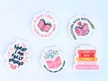 Bookish Magnetic Bookmark: Laminated Cardstock Page Marker