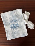 Custom Bible Cover, Hand Sewn Bible Cover, Bible Case, Monogrammed Bible Case, Quilted Bible Case, Monogrammed Book Sleeve