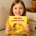 Libro Personalizado para Niñas Con Nombre, 27 Promesas de Abuela a su Nieta, Regalo Infantil Especial, Cuento Ilustrado Mágico 56 Páginas