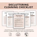 Decluttering Checklist for Your Home | Room by Room Decluttering Printable | Home Organization Planner PDF Instant Download