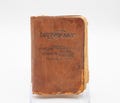Antique Leather-Bound Dictionary for Windsor Pharmacy, Windsor, NC - Fragile - Historical Book Collectible