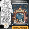 Spooky Snuggle Scenes – Volume 3: Carnival of Cuddly Creeps Cute Horror Halloween Coloring Book for Teen and Adult