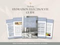 Hydration and Electrolyte Nutrition PLR Ebook, Patient Booklet, Functional, Holistic, Canva Template, For Naturopaths, Nutritionists, Health