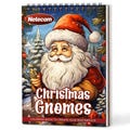 Christmas Gnomes Coloring Book for Adults – A5 Wooden Hardcover, 30 Festive Gnome Pages, Cute Holiday Fun, Relaxing Creative Gift