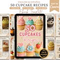 Cupcake recipes,cupcake ebook,cupcake ideas,cupcake cookbook,baking recipes,ebook canva templat,plr ebook template,recipe ebook template,mrr