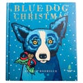 A Blue Dog Christmas George Rodrigue Book of Art Developing the Blue Dog Legend of Louisiana with Original Tree Ornament 1st Printing 2000