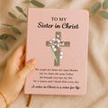 Flower Christian Gifts for Women,Bible Verse Journal,Religious Gifts for Sister in Christ,Best Friend Gift,Birthday Gift,Inspirational Gift