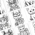 Coloring Pages for Adult | Printable | Cat Coloring | Toddler Coloring Pages | Cat Relaxing Activity | Cat Activity Pages | Cute Cat