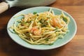 BEST RECIPE For Garlic Butter Shrimp Linguine al Limone | Printable Recipe Card | Instant PDF Download
