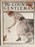 February 12, 1921 The Country Gentleman Magazine with Cover Art by Walter Beach Humphrey has 68 pages of ads & articles, Country House Decor