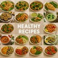 Healthy Recipes Digital Cookbook | 50 Nutritious Low-Calorie Meals PDF | Printable 8.5x11 Instant Download - Premair Digital