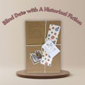 Blind Date with a Historical Fiction Book | Blind Date with a Book Box Bookmark + Sticker Included | Cute Bookish Gift for Reader Books Cozy