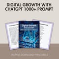 Digital Growth with Chat GPT | Smart Marketing eBook | Business Strategy Guide | Digital Download for Entrepreneurs | Chat GPT Marketing Tip