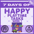 7 Days of Happy Playtime Tasks | ABDL Little Routine Printable | Daily Toy & Plushie Activities | Age Regression Playtime Pack PDF
