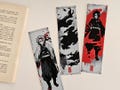 Demon Slayer Bookmark Set of 3 – Anime Fantasy Bookmarks – Anime Reading Accessory UK