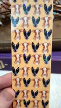 Cattle dog Bookmark. Laminated for durability. Choose your tassel!