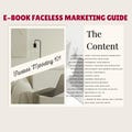 E-book faceless marketing guide - downloadable PDF