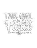 Empowerment Awaits: Fierce Girl Power Coloring Pages