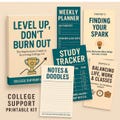 Sophomore Year Survival Journal | 30 Page Printable College Planner Reflection Kit | Academic Success, Budget & Self-Care for Students